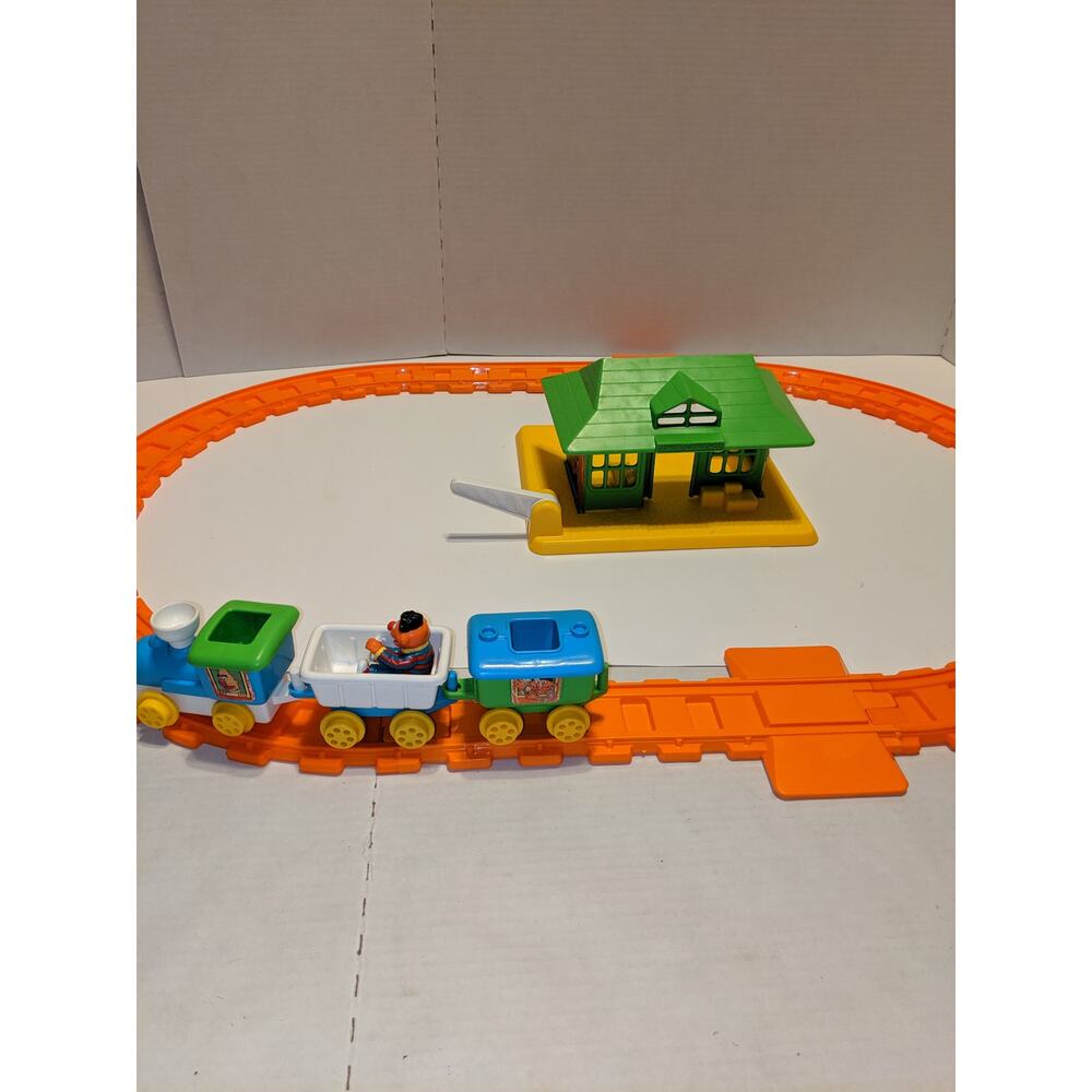 Vintage Child Guidance Sesame Street Train With Tracks 1981/83